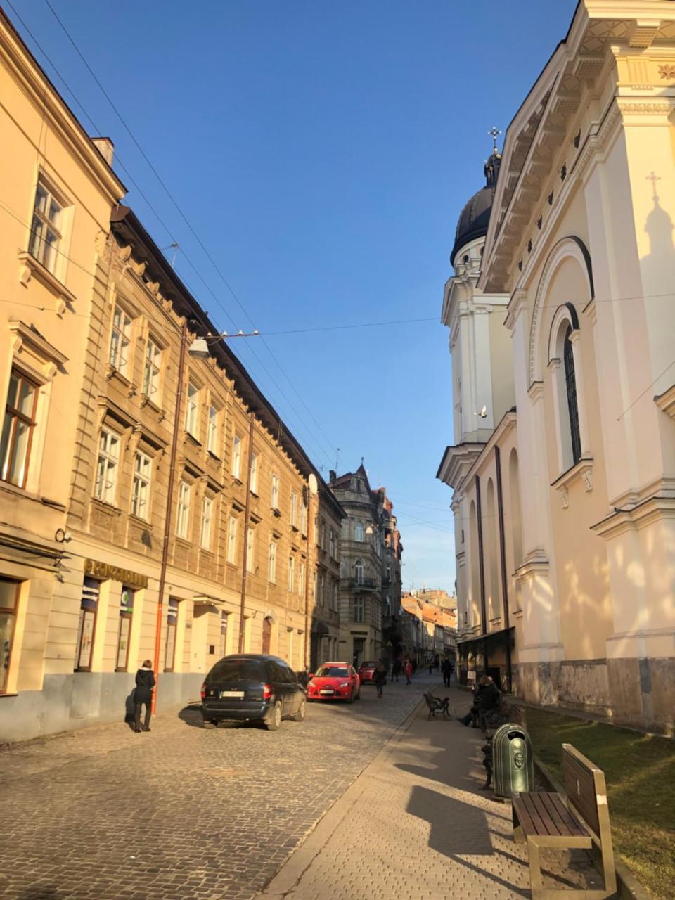 Modern Apartment In Lviv Historic Center. Exterior foto